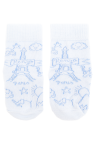 Kenzo Kids WHITE Socks two-pack