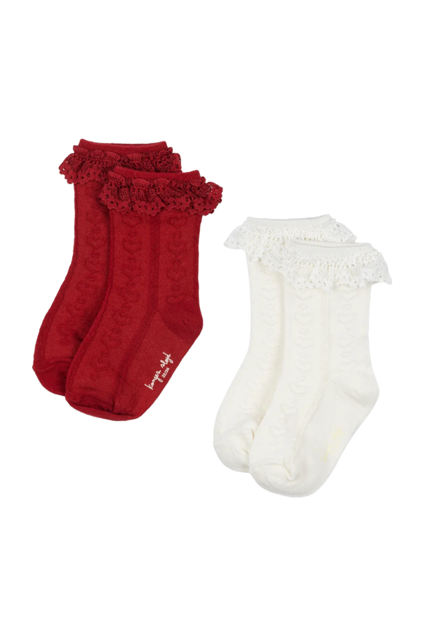 Ruffle socks two-pack od Konges Sløjd