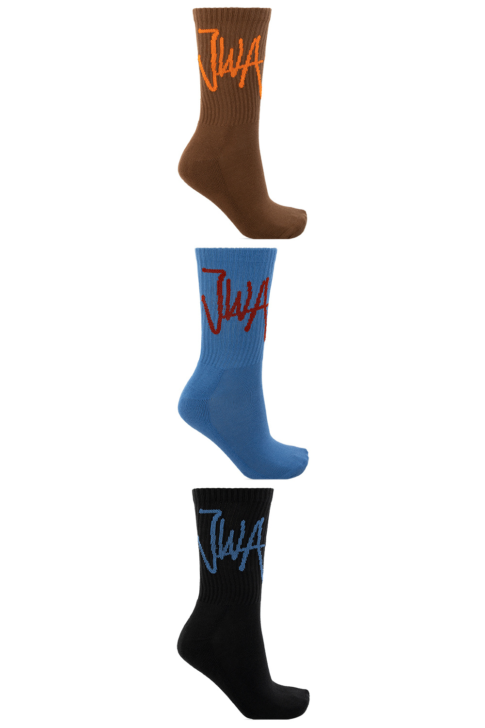 JW Anderson Branded socks three-pack