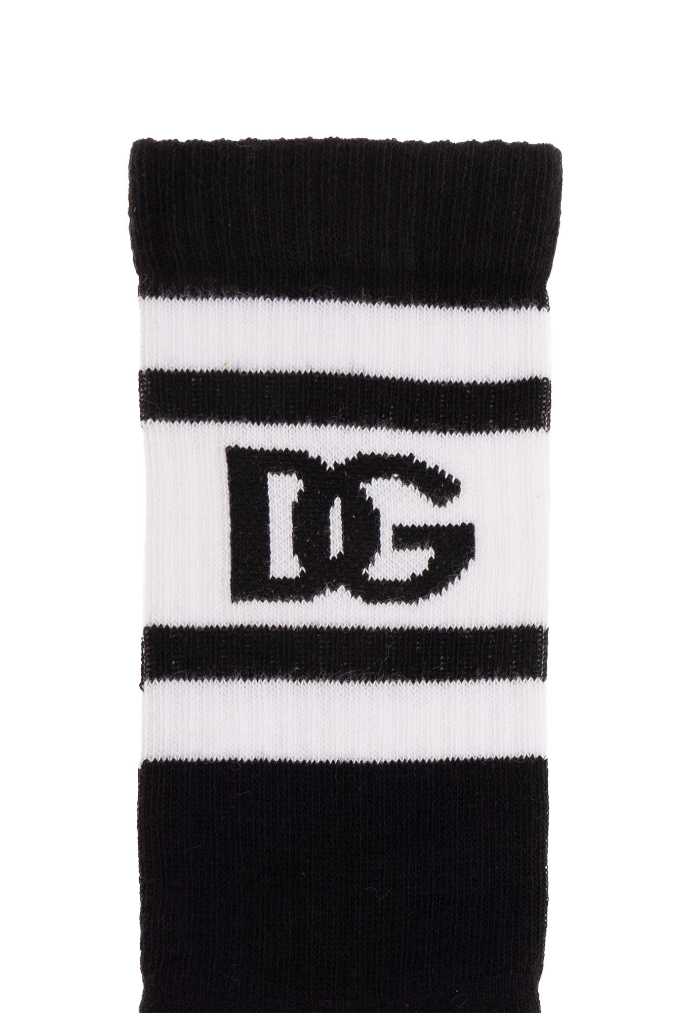 dolce gabbana buckle detail chunky sole boots item Socks with logo