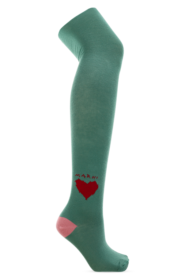 Tights with logo od Marni Kids