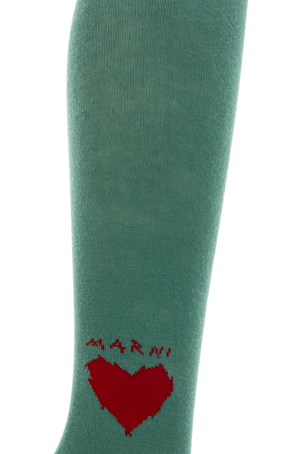 Marni Kids Tights with logo