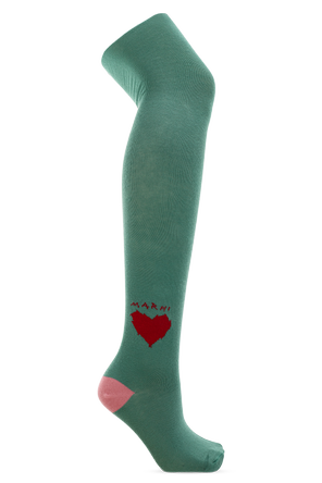 Tights with logo