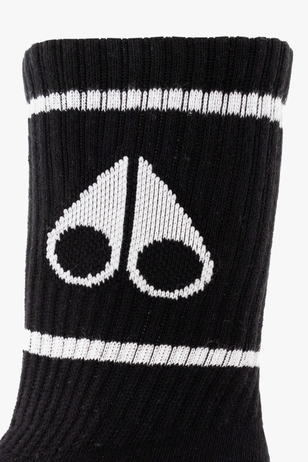 Moose Knuckles Bawełniane skarpety z logo
