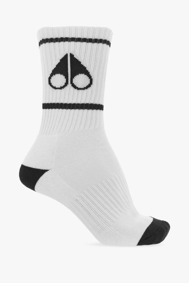 Moose Knuckles Cotton socks with logo
