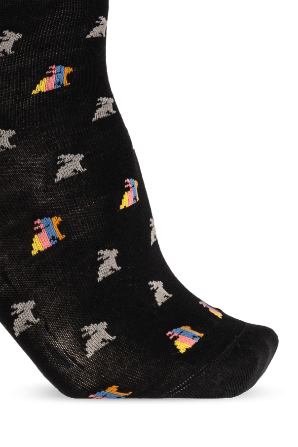 Paul Smith Socks with a rabbit pattern