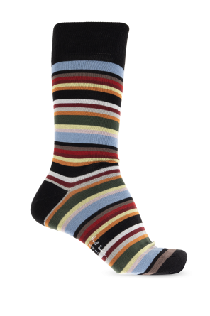 Socken mit Streifenmuster