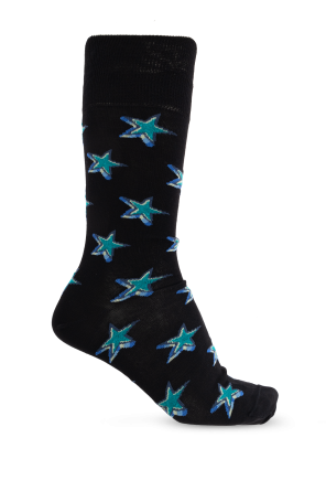 Socks with a star motif