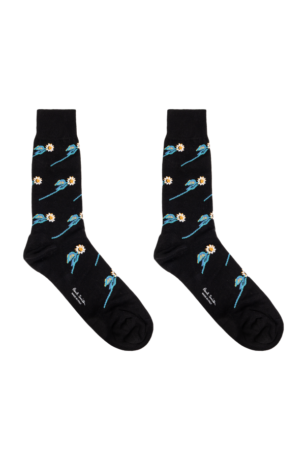 Paul Smith Floral motif socks