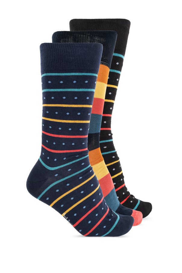 Paul Smith Three-pack of cotton socks