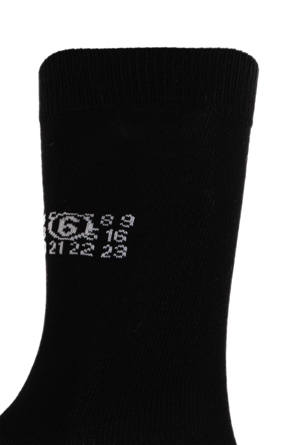 MM6 Maison Margiela Kids Meias com logótipo