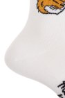 Maison Kitsuné WHITE Socks with logo