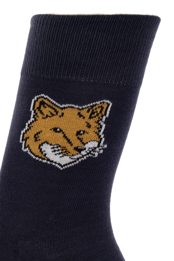 Maison Kitsuné Socks with logo