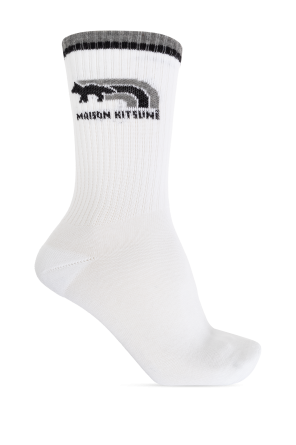 Cotton socks with logo od Maison Kitsuné