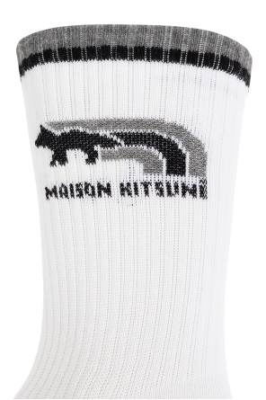 Cotton socks with logo od Maison Kitsuné