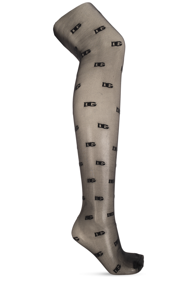 Monogrammed tights od Dolce & Gabbana