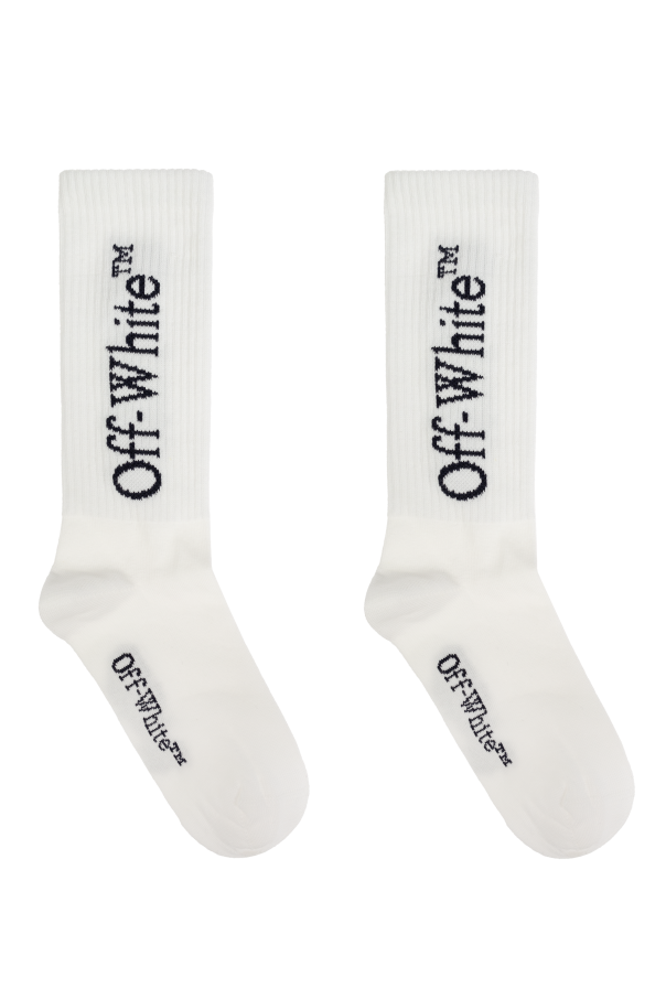 Off-White Kids Cotton socks with logo