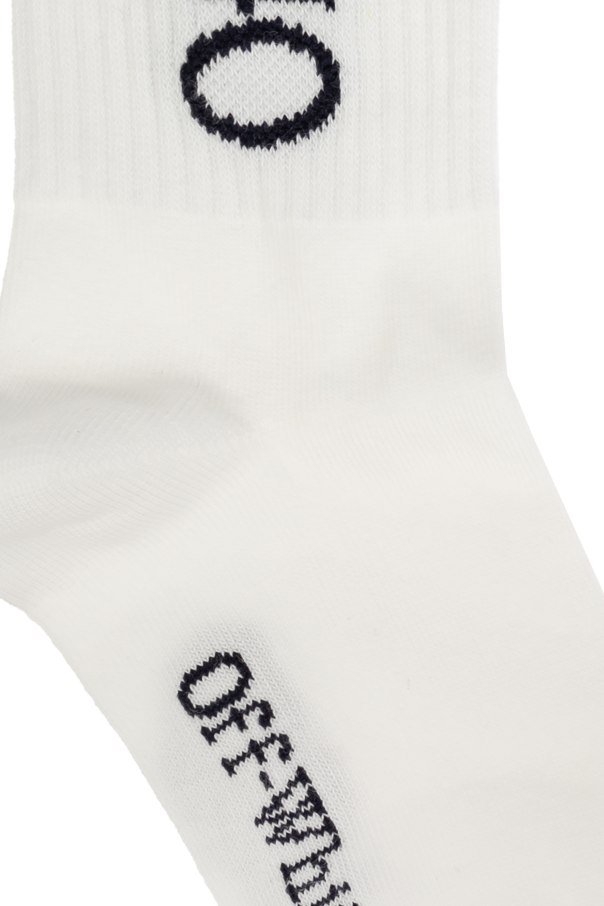 Off-White Kids Cotton socks with logo