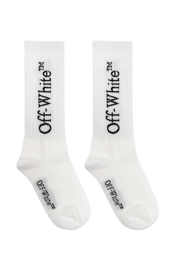 Cotton socks with logo, zdjęcie 1 Cotton socks with logo od Off-White Kids