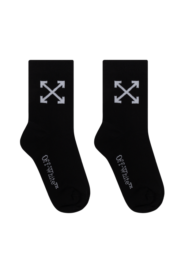 Cotton socks with logo, zdjęcie 1 Cotton socks with logo od Off-White Kids