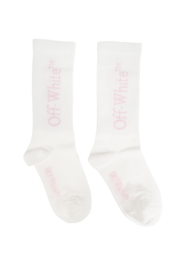 Off-White Kids Cotton socks with logo