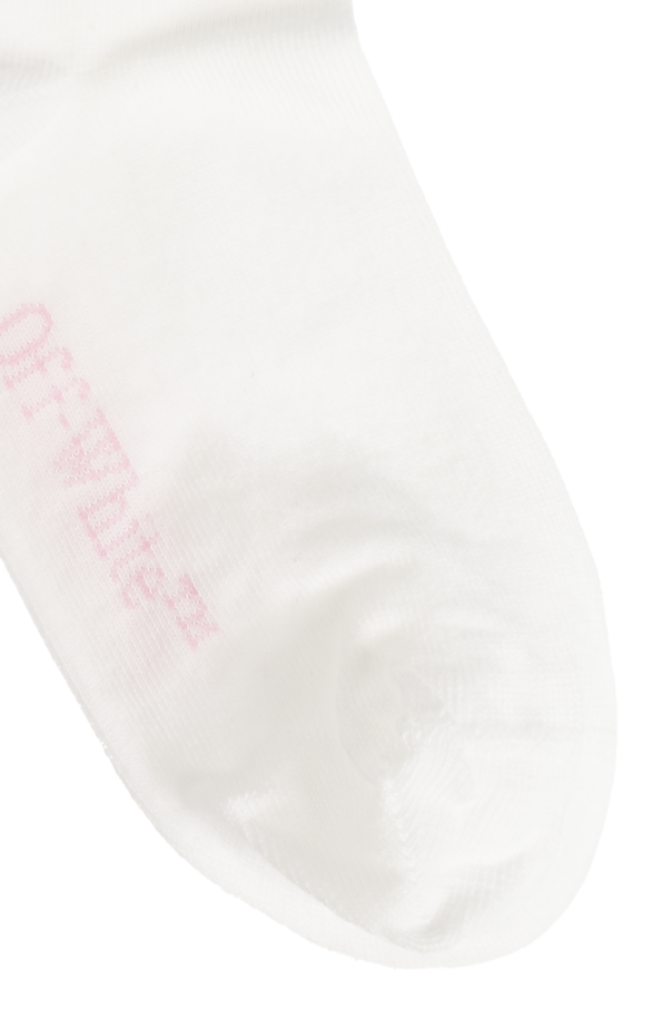 Off-White Kids Cotton socks with logo