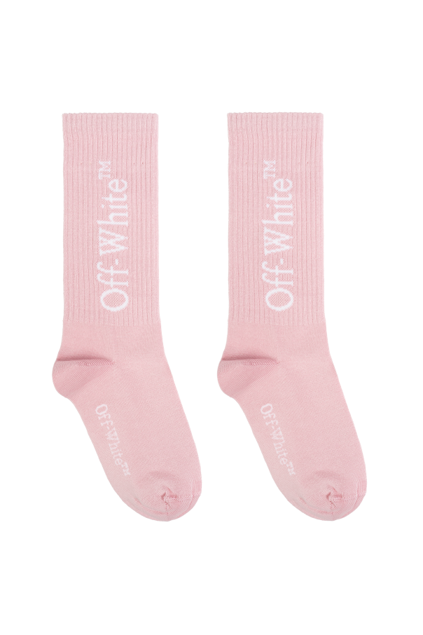 Off-White Kids Cotton socks with logo