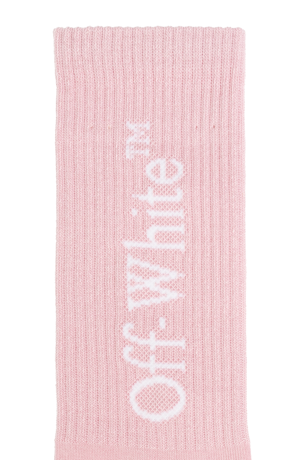 Off-White Kids Cotton socks with logo