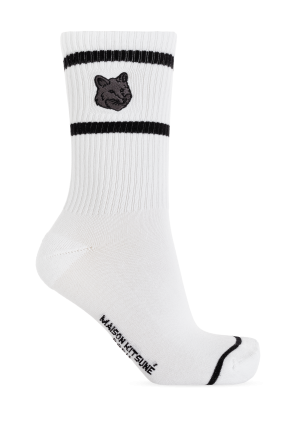 Cotton socks with logo od Maison Kitsuné