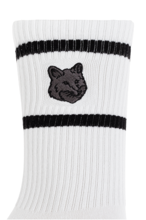 Cotton socks with logo od Maison Kitsuné