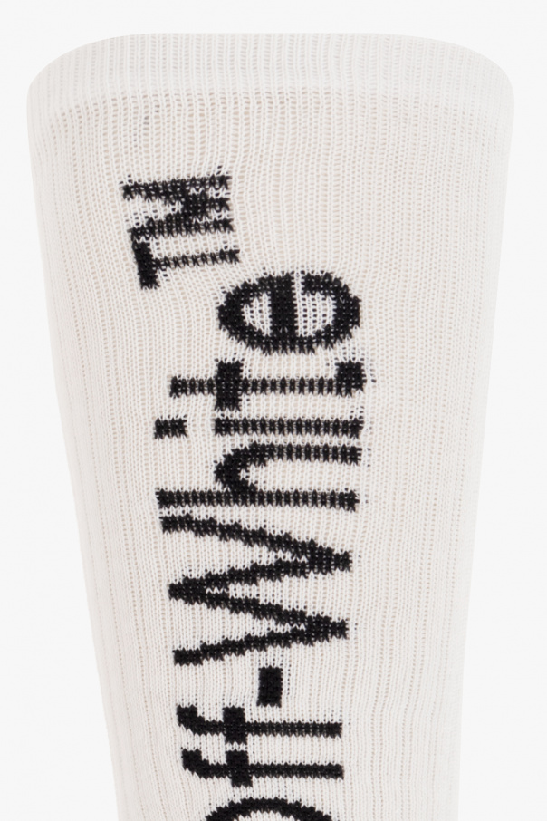 White Long socks with logo Off-White - Vitkac GB