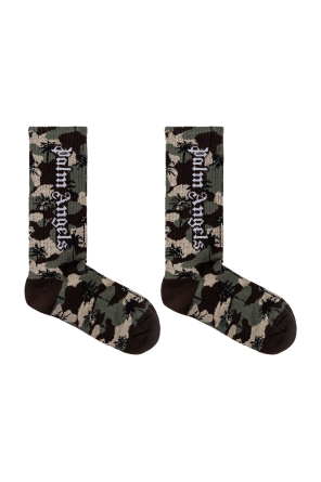 Calcetines de algodón con estampado de camuflaje