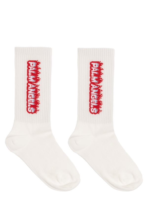 Cotton socks with logo od Palm Angels Kids