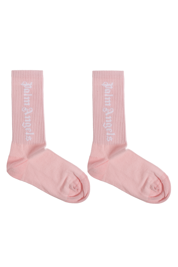 Cotton socks with logo od Palm Angels Kids