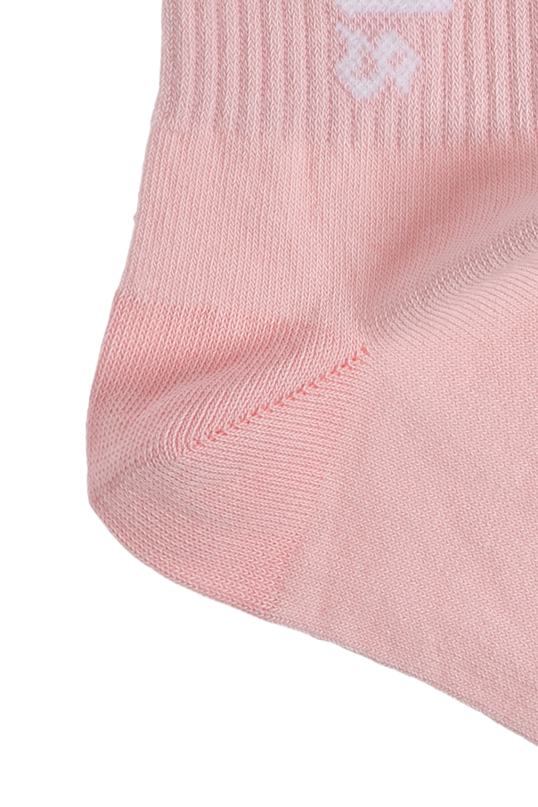 Palm Angels Kids Calcetines de algodón con logo