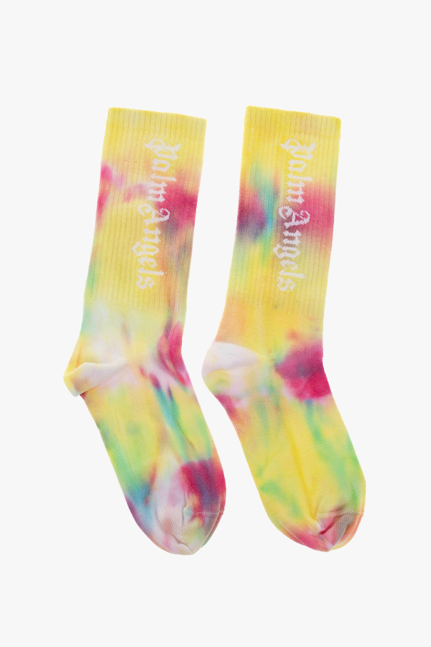 Palm Angels Kids Socks with logo