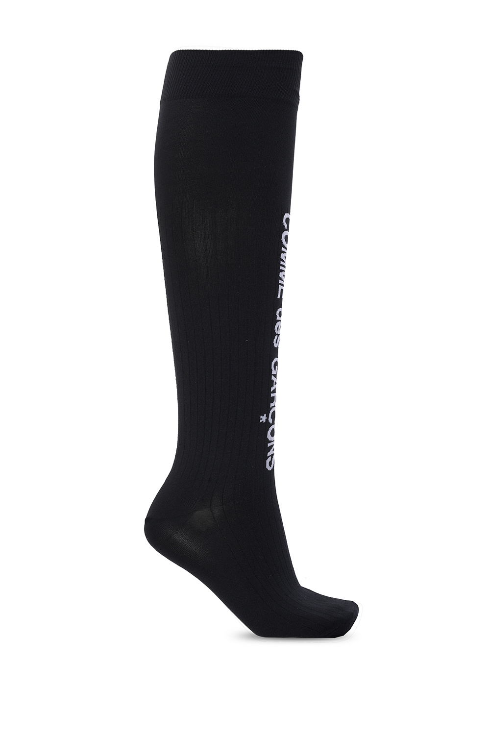 A STEP AHEAD IN STYLISH SHOES Long socks with logo
