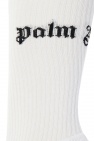 Palm Angels Logo-embroidered socks