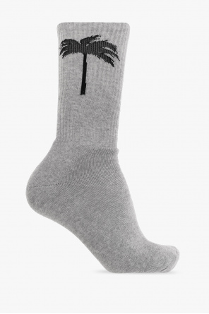 Palm Angels Socks with palm tree motif 3-pack