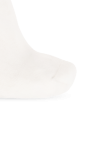 Palm Angels WHITE Ribbed socks