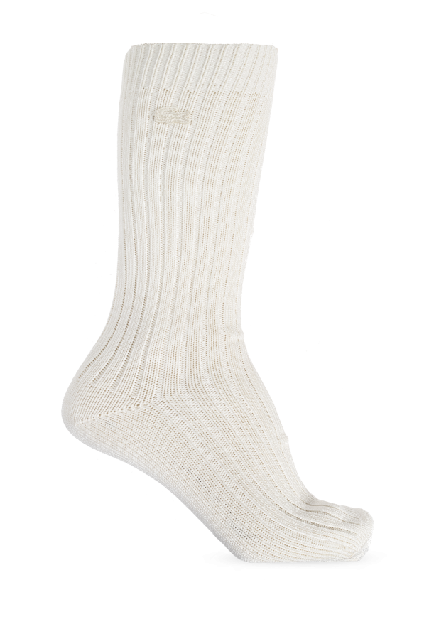 Socks with a logo patch od LACOSTE RUNWAY