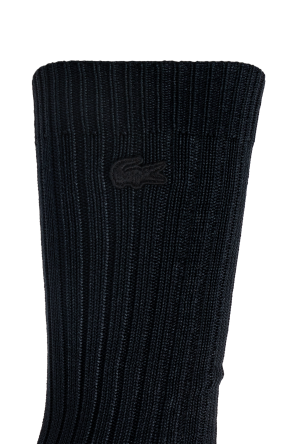 Socks with logo patch od LACOSTE RUNWAY