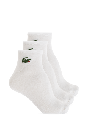 Three-pack of socks with logo