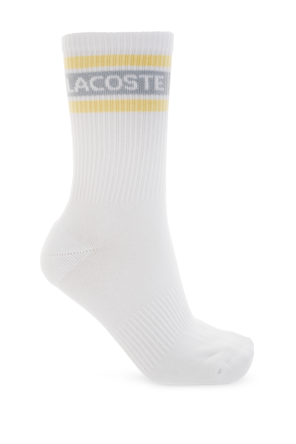 Lacoste Lacoste Crew Socks Two-Pack – White
