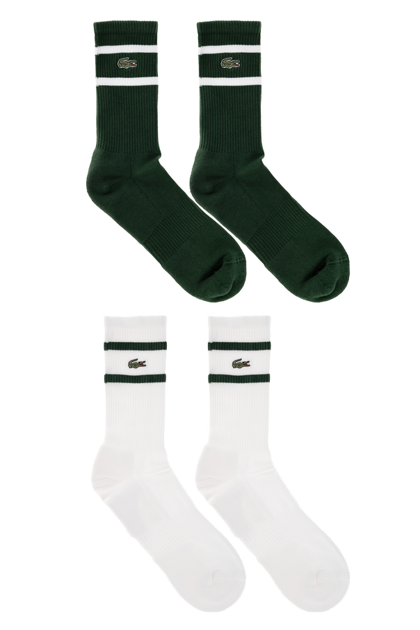 Lacoste Two-Pack Classic Ribbed Socks by Lacoste