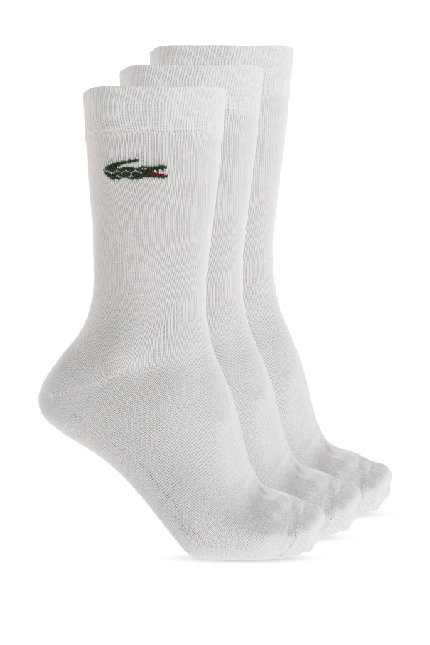 Three-pack of socks with logo od Lacoste