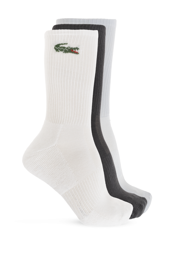 Three-pack of socks with logo od Lacoste