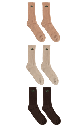 Lacoste Three-pack of socks with logo