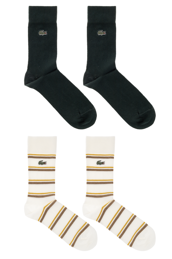 Lacoste Men's Multicolor Socks 2-Pack by Lacoste