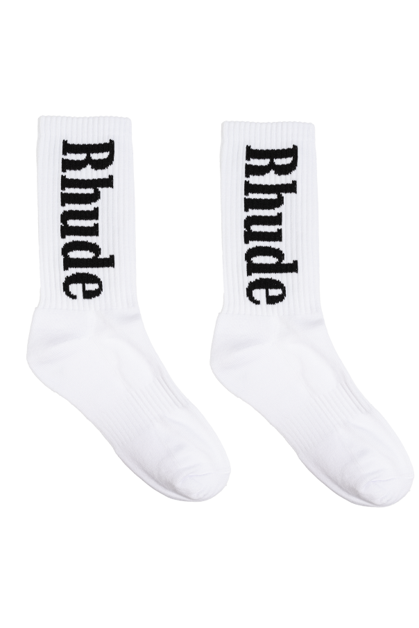 Rhude Socks with embroidered logo